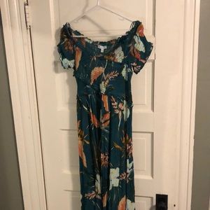 Patrons of Peace Floral Patterned Maxi Dress. Never worn.